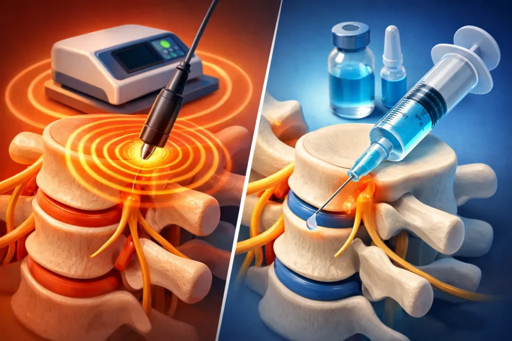 Radiofrequency Ablation vs Injection for Pain
