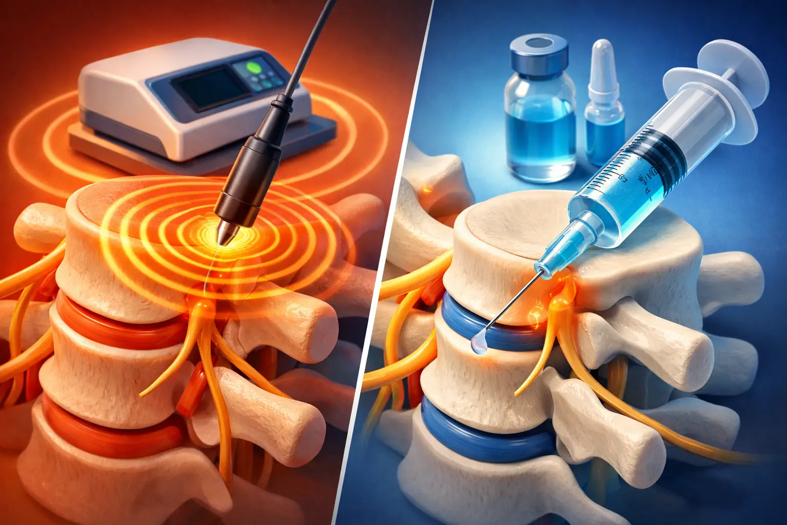 Radiofrequency Ablation vs Injection for Pain