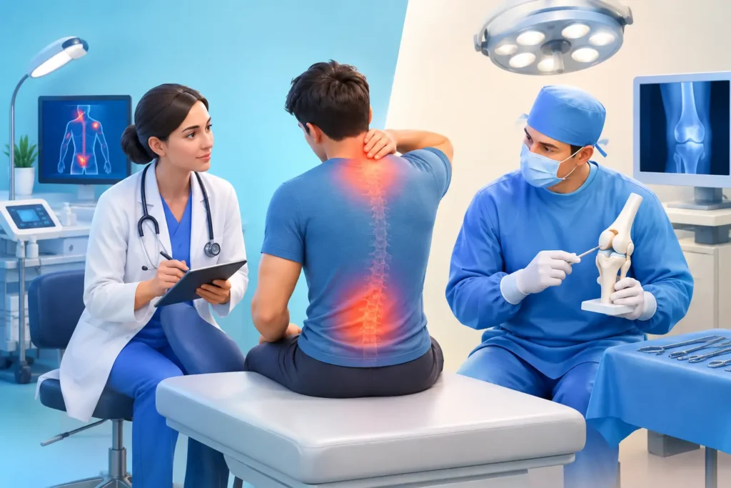 Pain Specialist Versus Orthopedic Surgeon: Who to See?