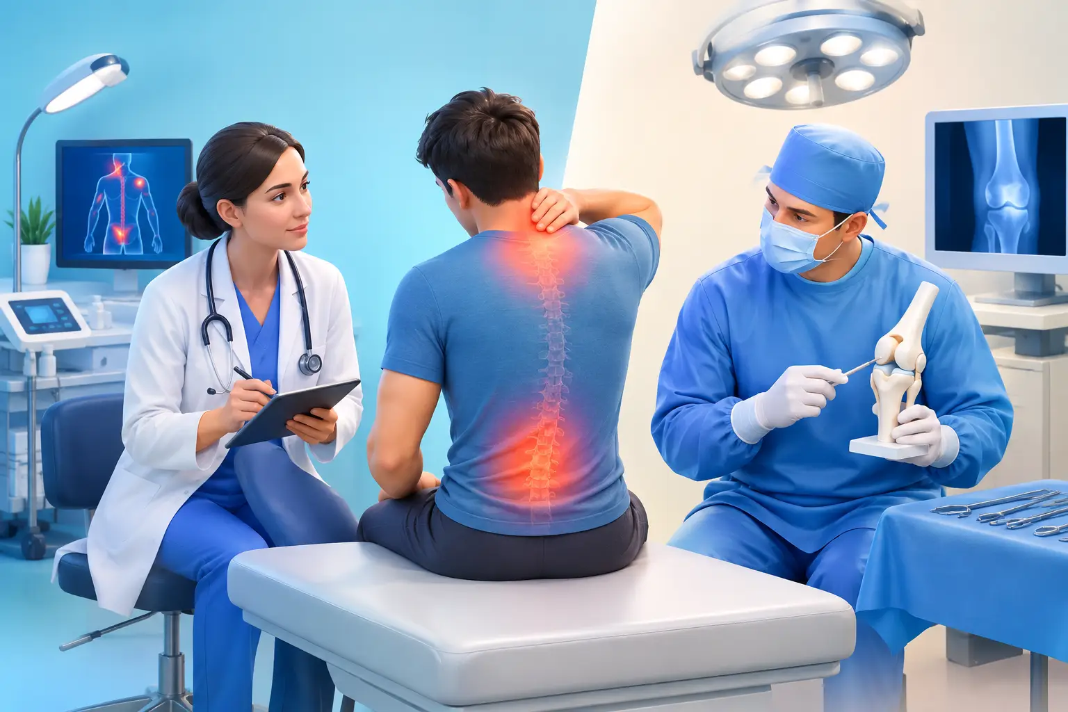 Pain Specialist Versus Orthopedic Surgeon: Who to See?